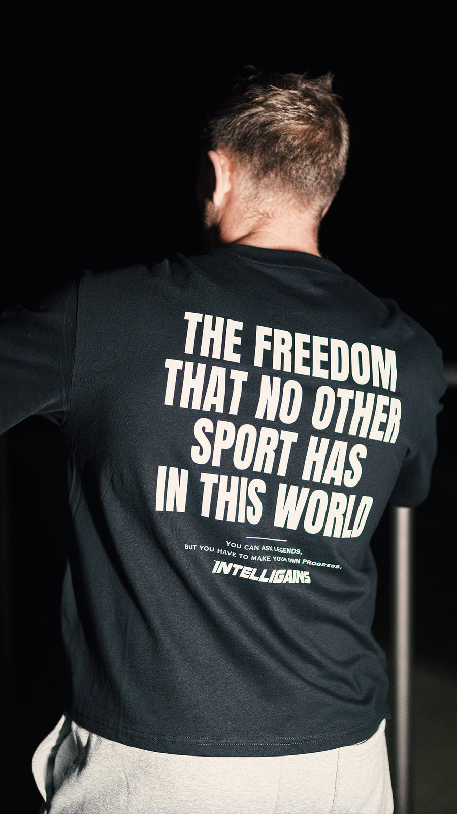 FREEDOM Cropped Oversize Shirt in Black by INTELLIGAINS